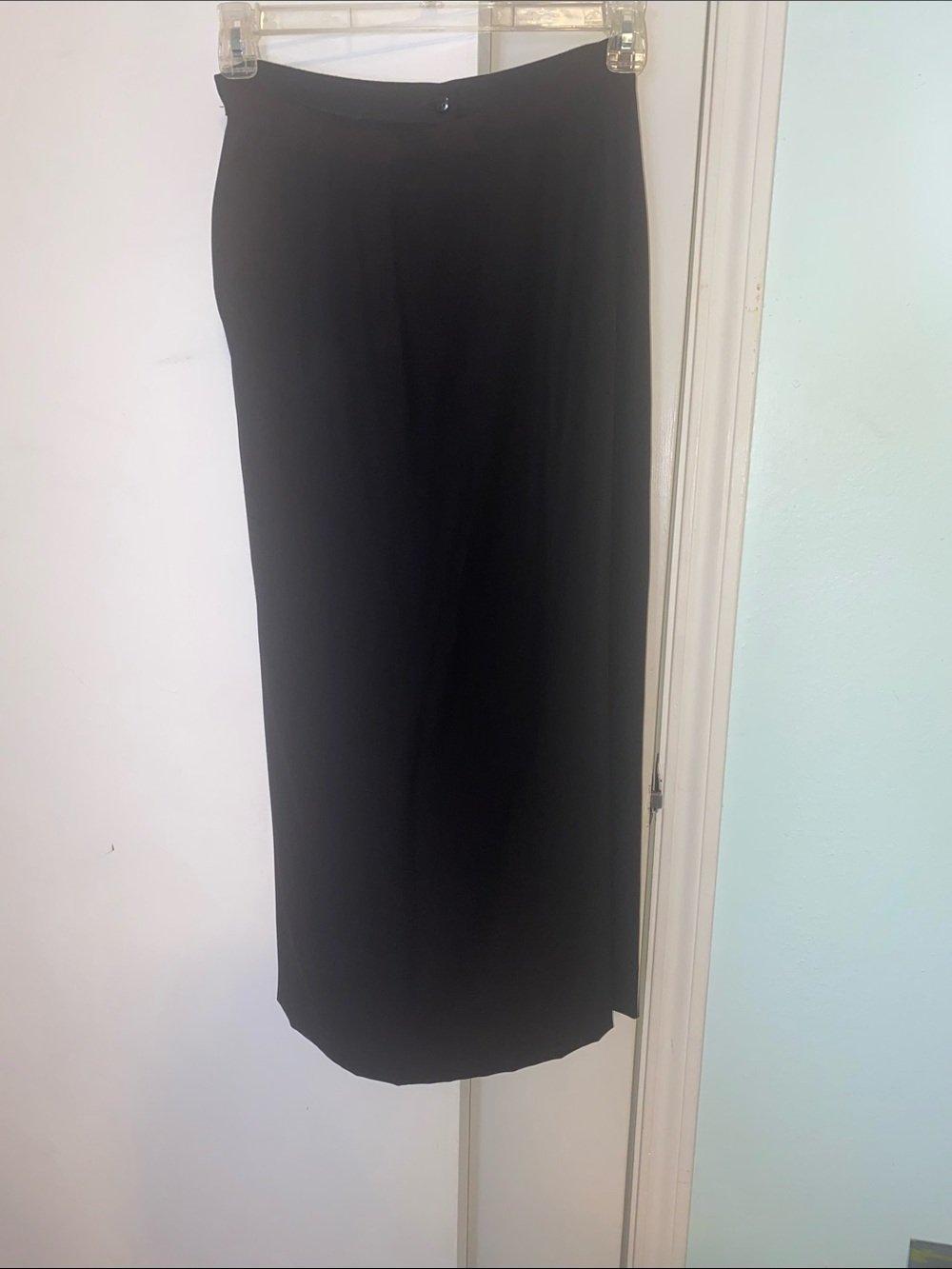 Giorgio Armani Classic Black Maxi Pencil Skirt